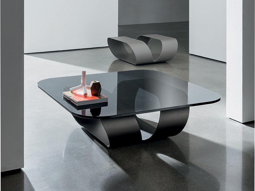 Glass coffee table | Ring by Sovet