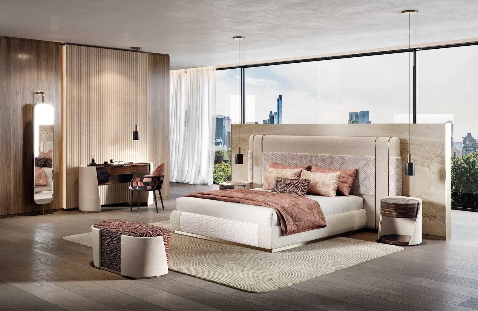 Fabric bench | Majestic L by Capital Collection