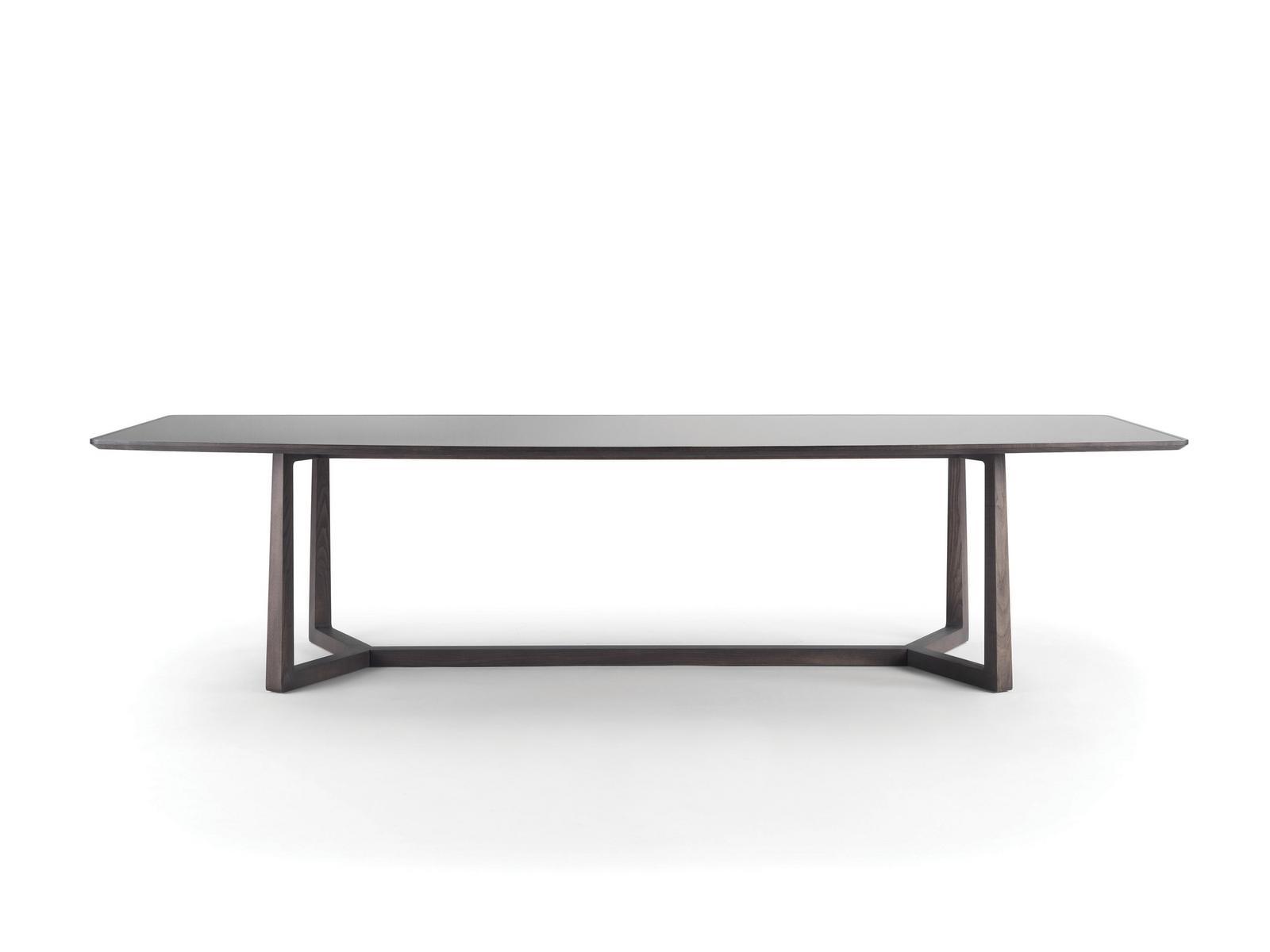 Rectangular wooden table | Gipsy by Flexform