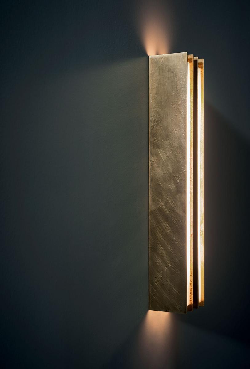 LED metal wall light | Blade by Baxter