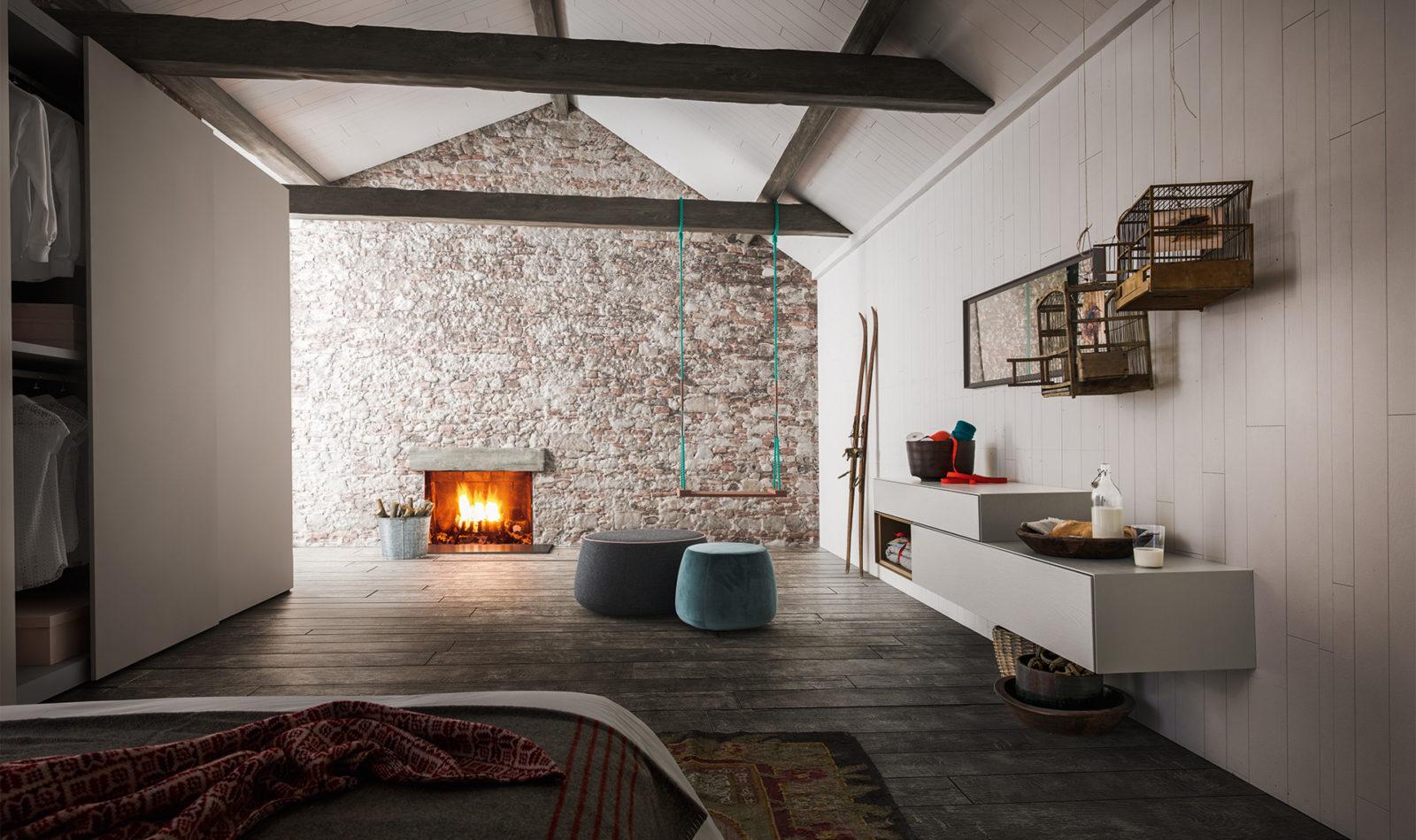 Rectangular lacquered chest of drawers with integrated handles | Fil by ALF Dafre