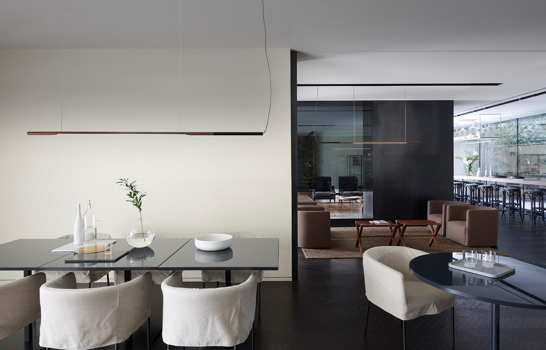 LED metal pendant lamp | Ilo by Oluce