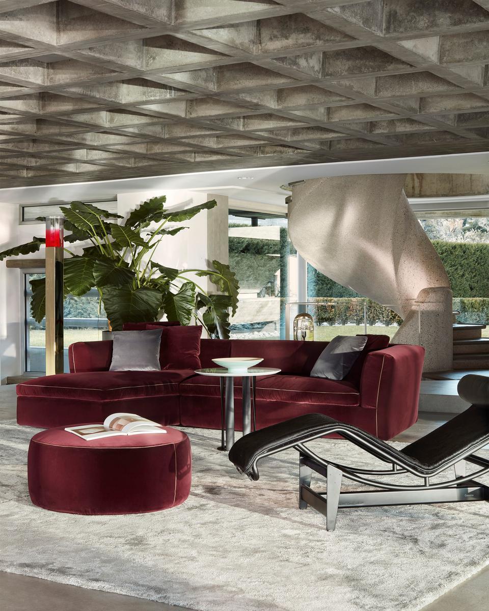 Modular fabric sofa | 291 Dress-up! by Cassina