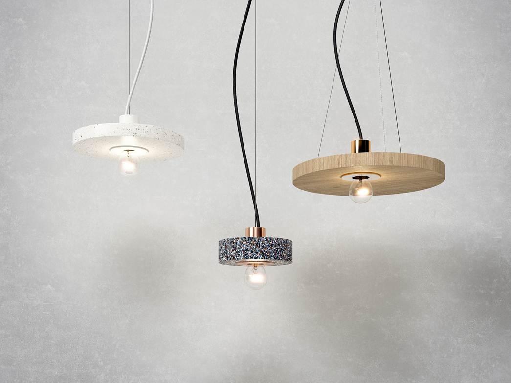 Wooden pendant lamp | Rond by Dark