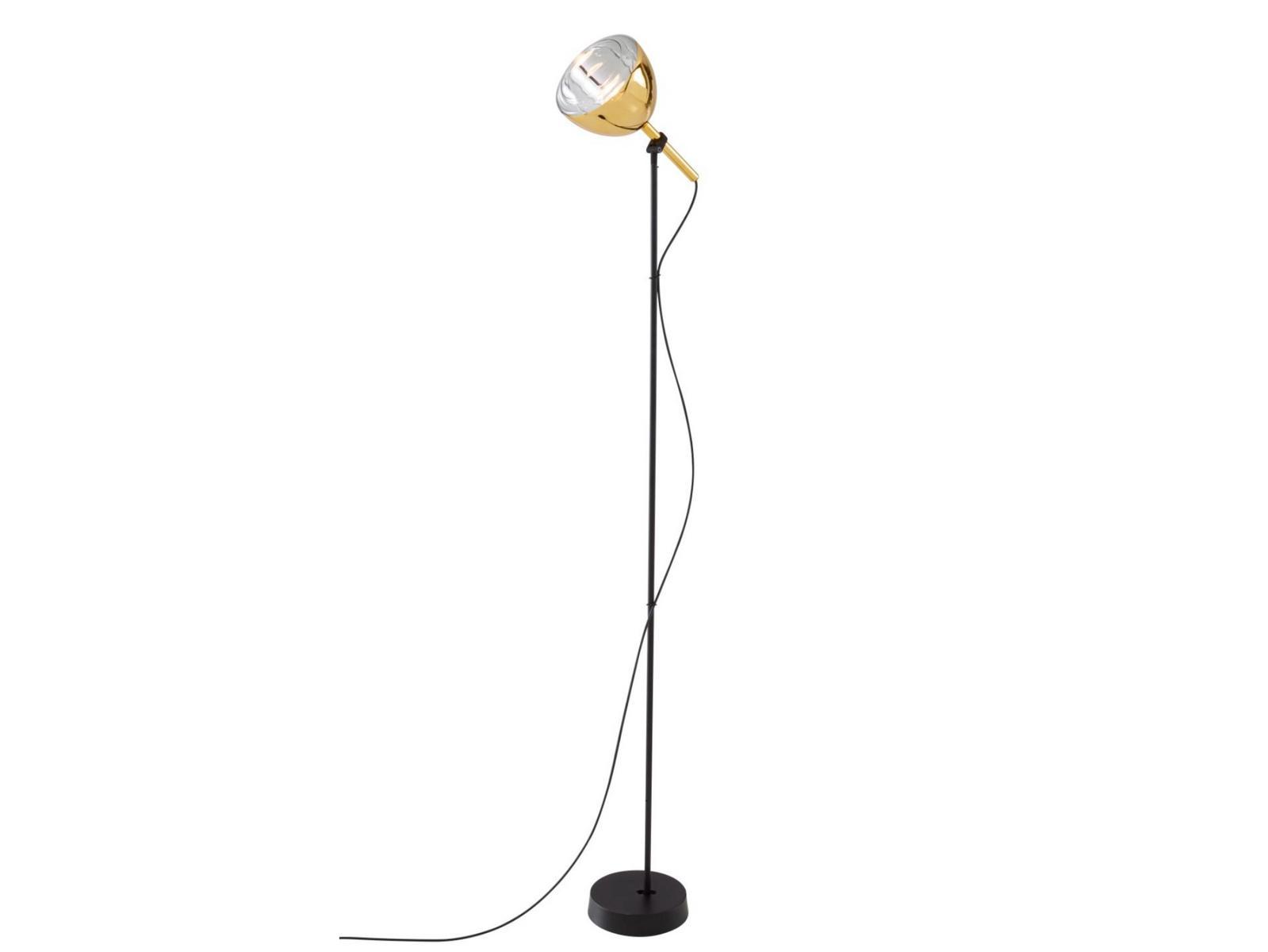 LED adjustable brass floor lamp | Brass Bell by Ligne Roset