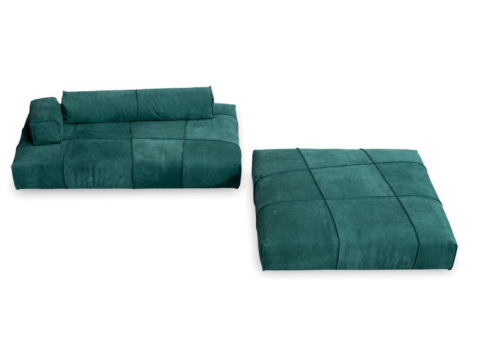 Sectional modular leather sofa | Panama Bold by Baxter