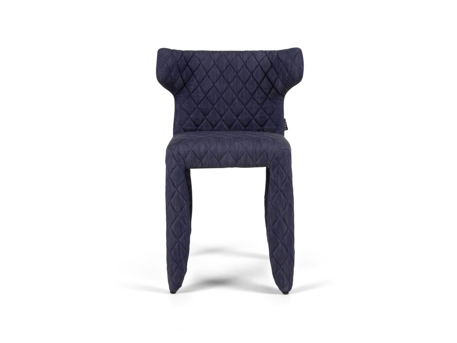 Upholstered Eco-leather chair | Monster by Moooi