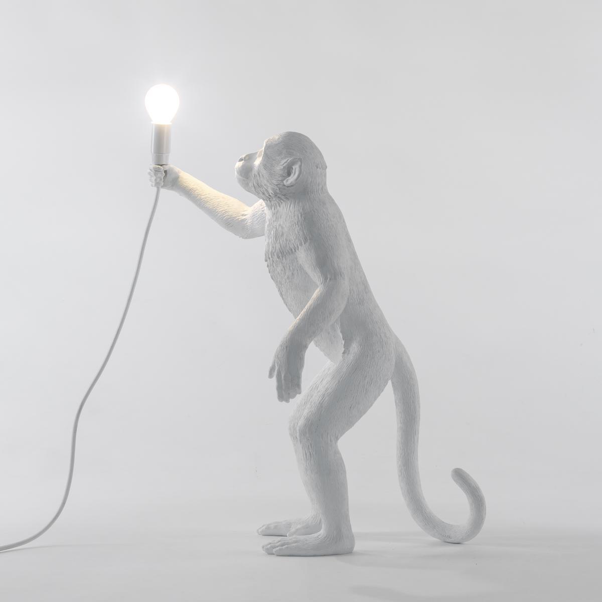 LED resin table lamp | The Monkey Lamp Standing by Seletti