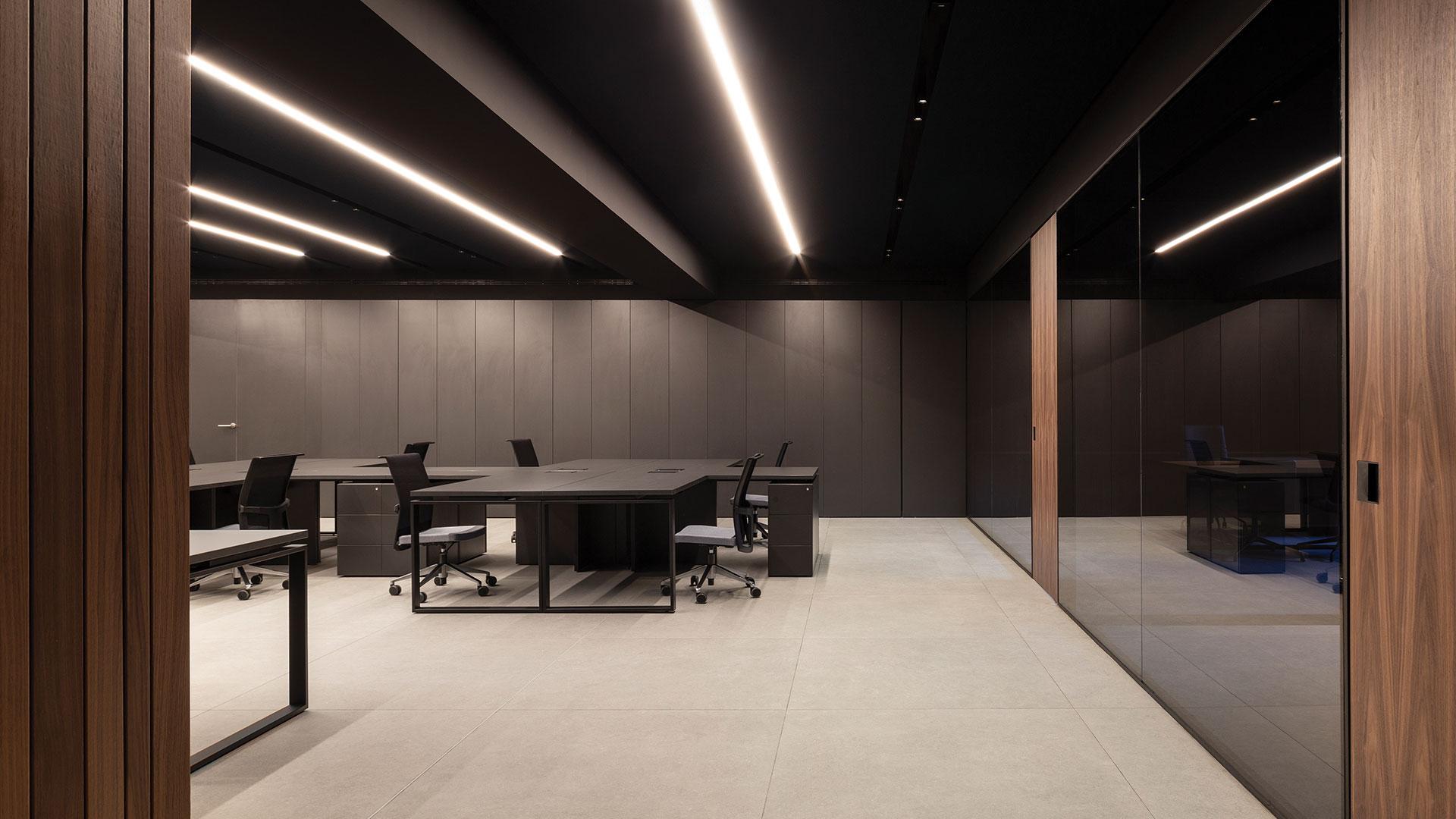 LED aluminium ceiling lamp | Fifty Surface Custom by Arkoslight