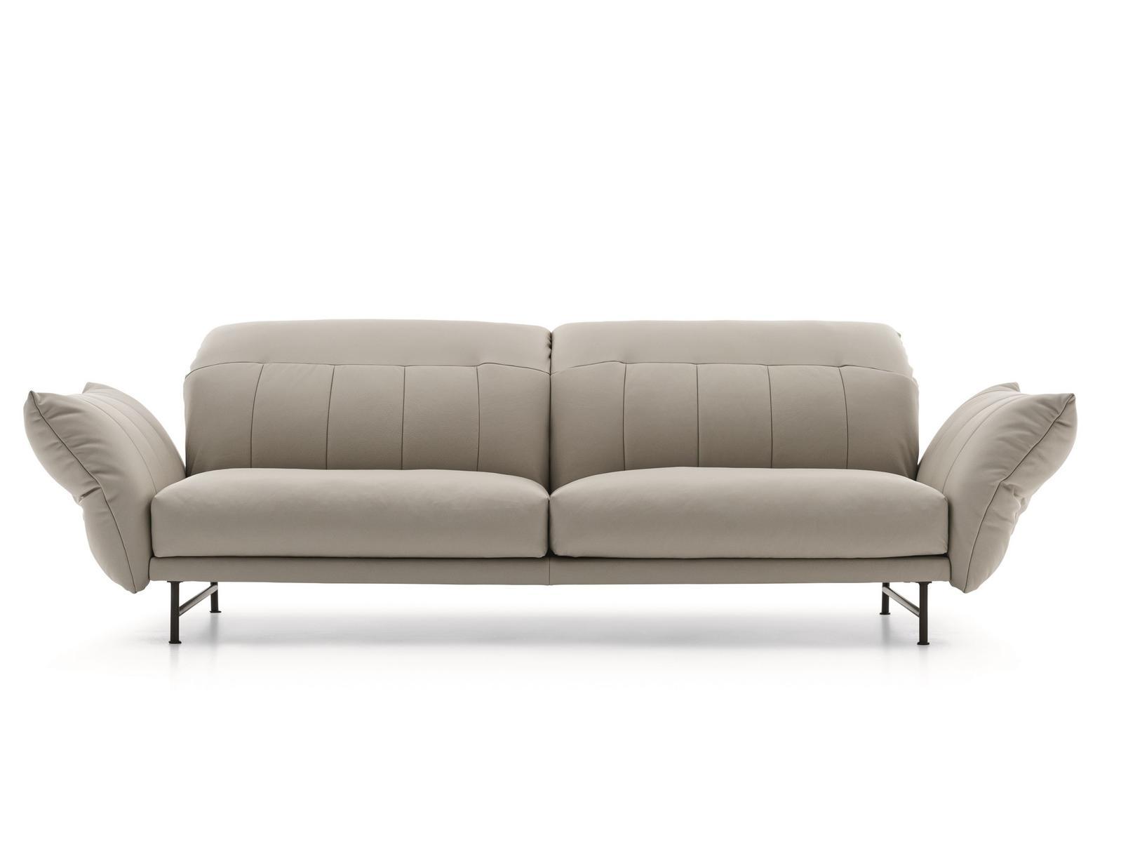 3 seater leather sofa | On Line by Ditre Italia