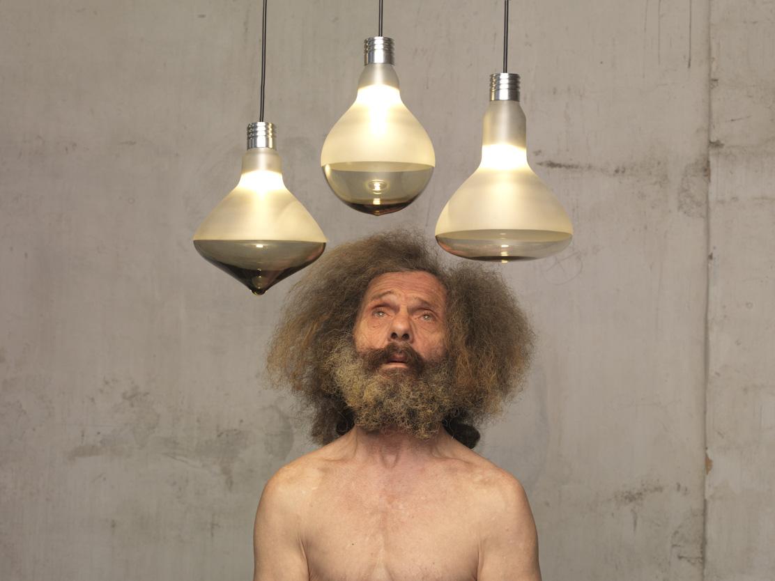 Direct light satin glass pendant lamp | Makeup by Karman