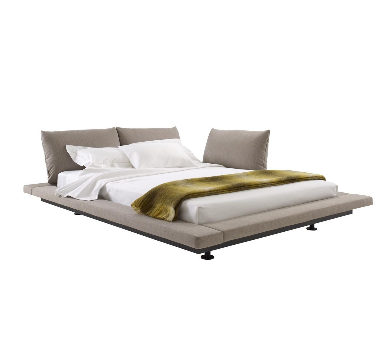 Fabric double bed | Peter Maly 2 by Ligne Roset
