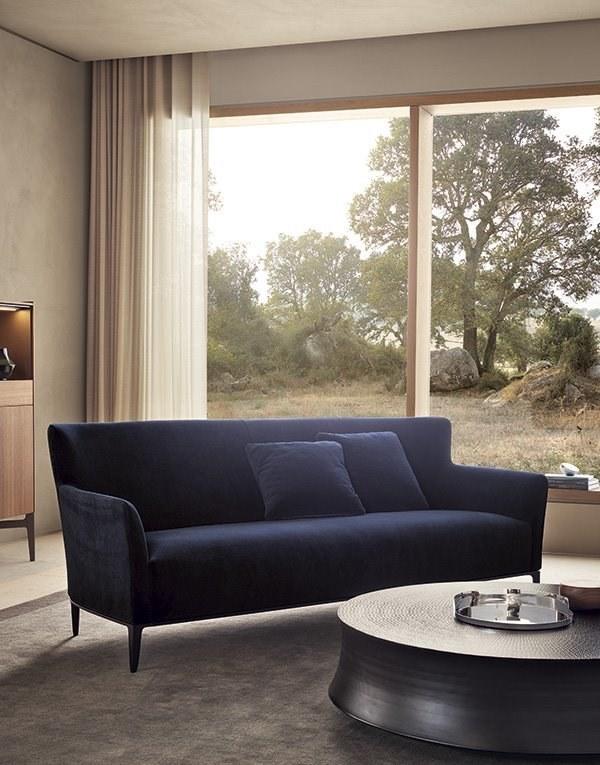 3 seater fabric sofa | Gentleman by Poliform