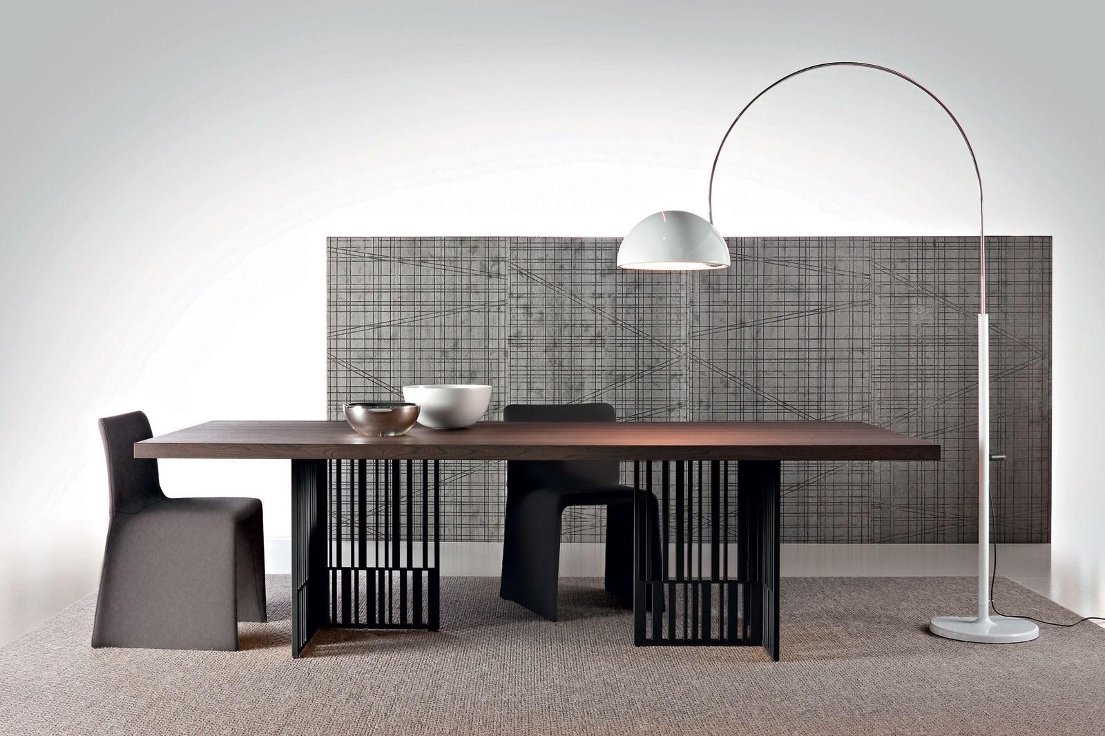 Rectangular elm table | Codex by Molteni