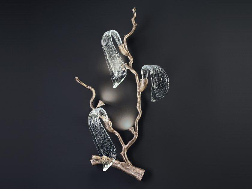 LED handmade bronze wall lamp | Icarus Ap1497/6 by Serip