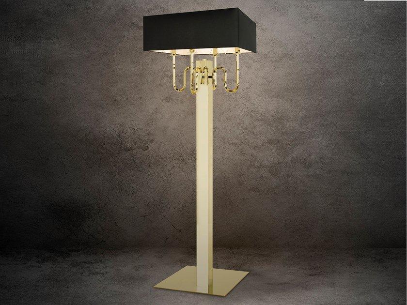Direct-indirect light metal floor lamp | Waltz Of Vienna F4 by Ilfari