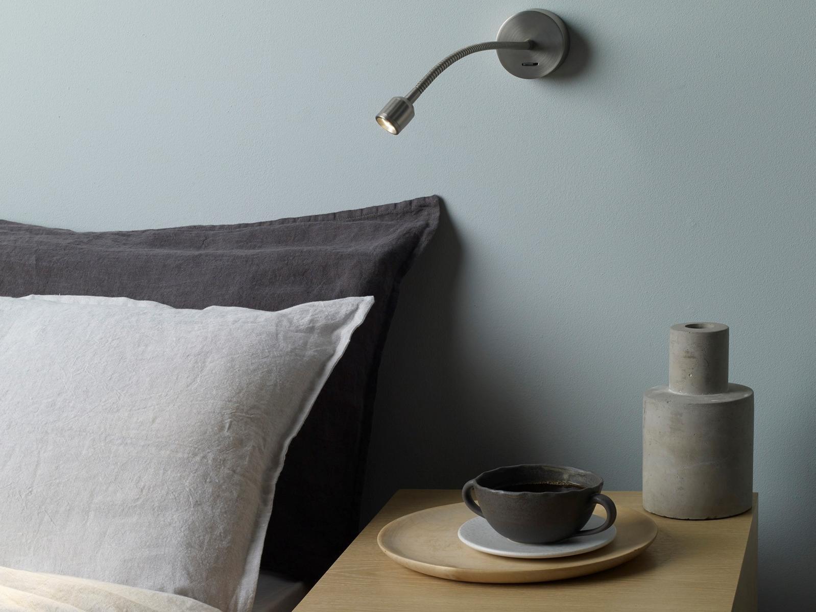 LED zinc reading lamp with swing arm | Fosso by Astro lighting