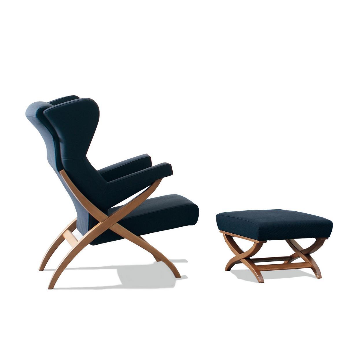 Fabric armchair with armrests | Fiorenza by Arflex