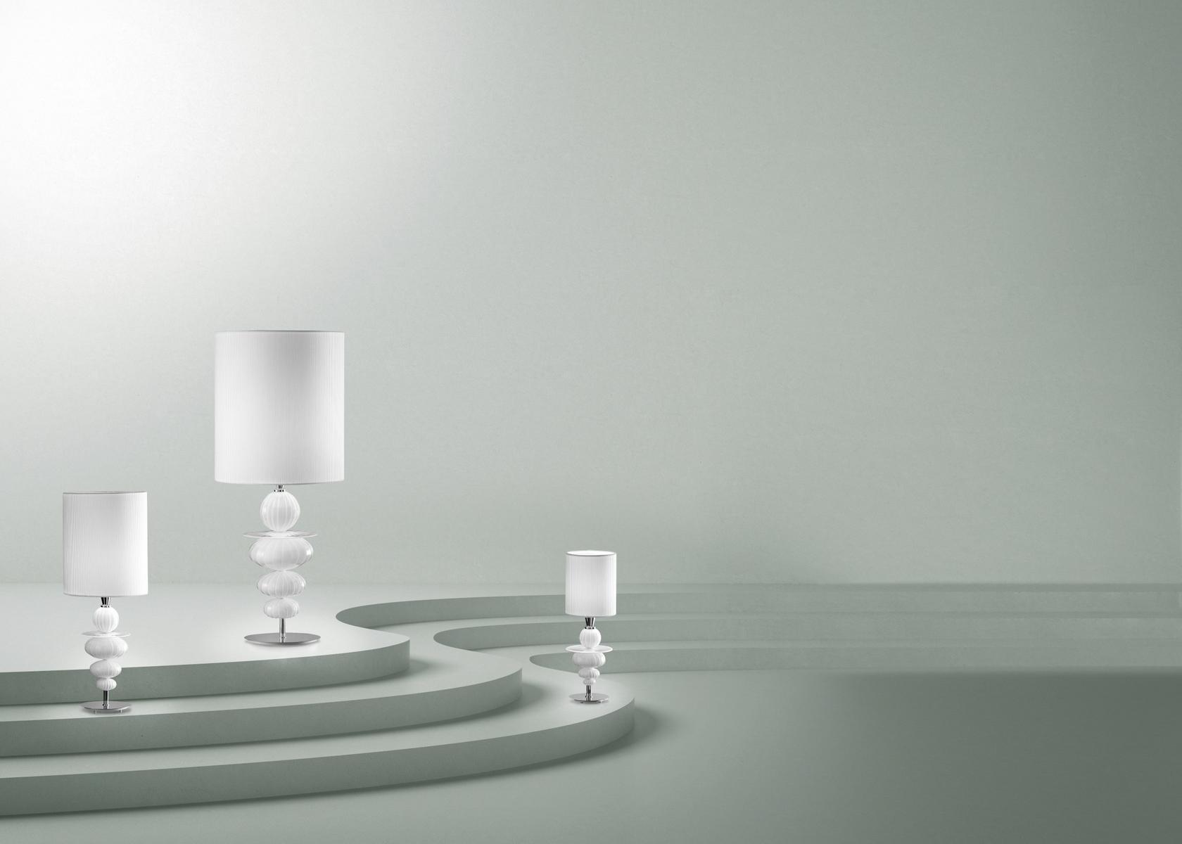 Blown glass table lamp | Igloo by Sylcom