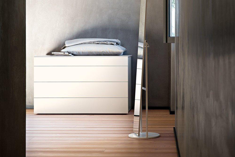 Freestanding rectangular mirror | Mir by Lema