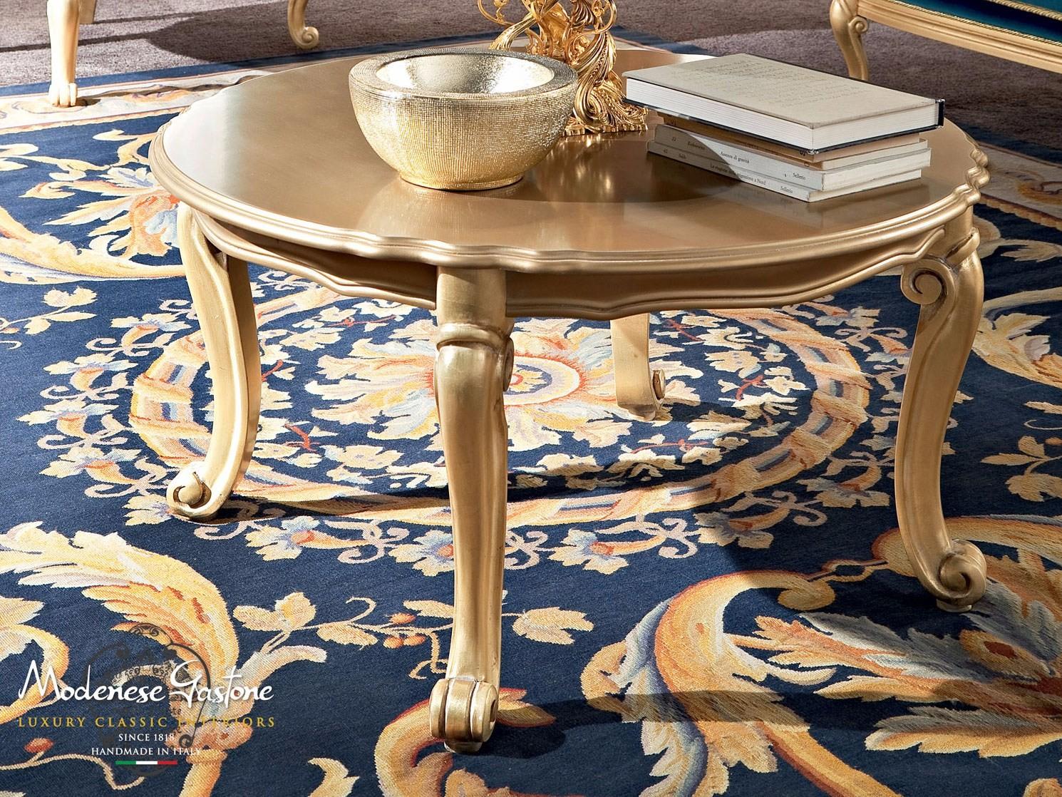 Low round coffee table for living room | 13647 by Modenese Gastone