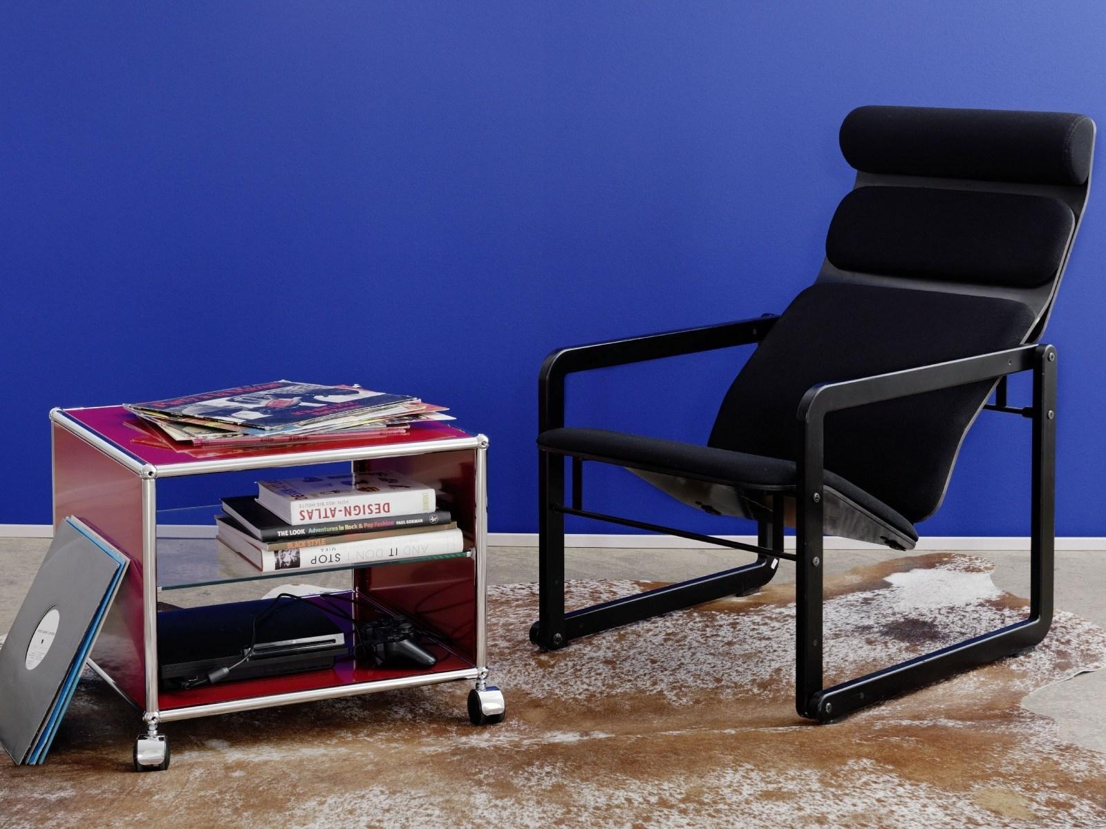 Carbon side table | Haller Side Table by USM