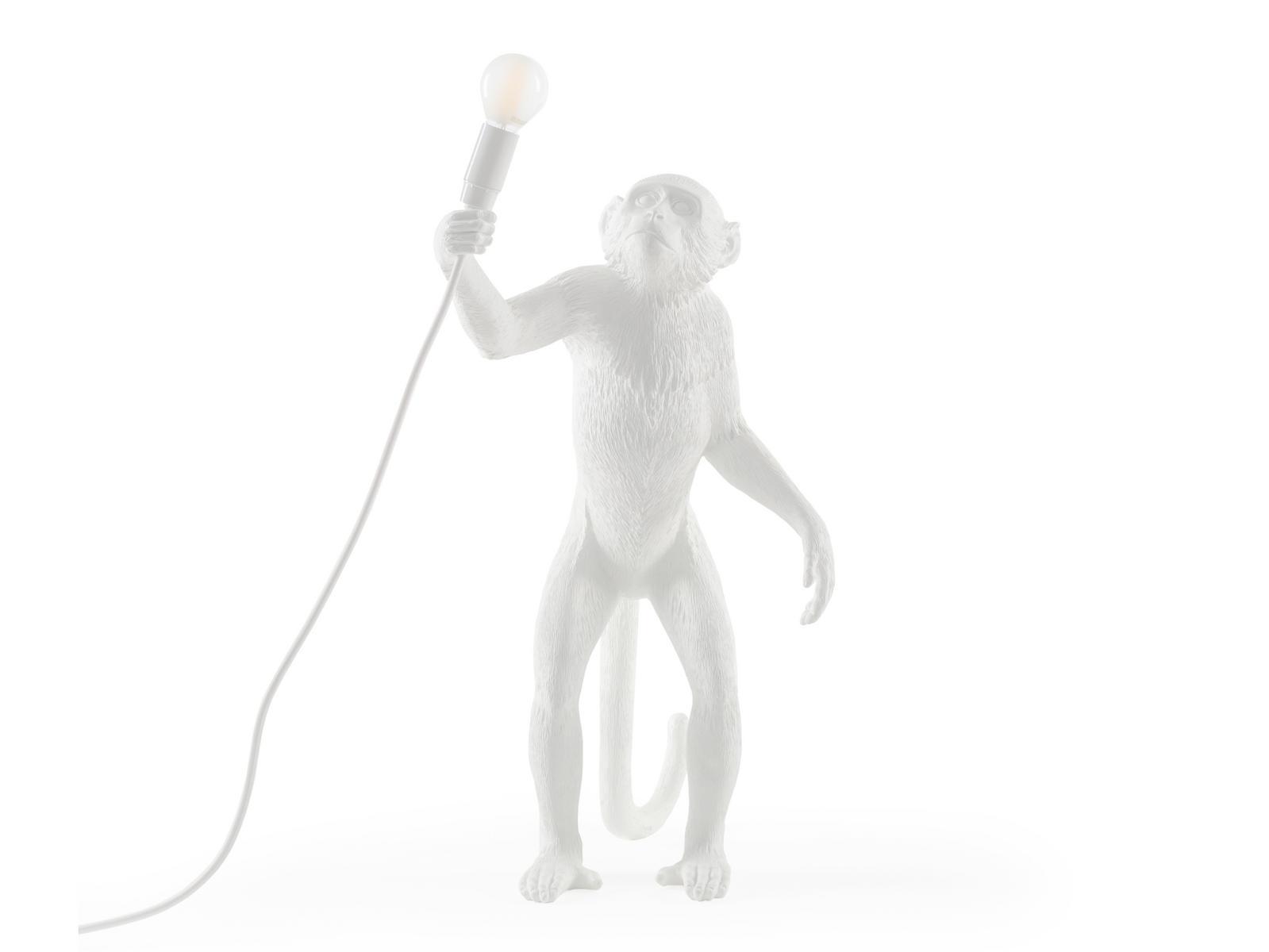 LED resin table lamp | The Monkey Lamp Standing by Seletti