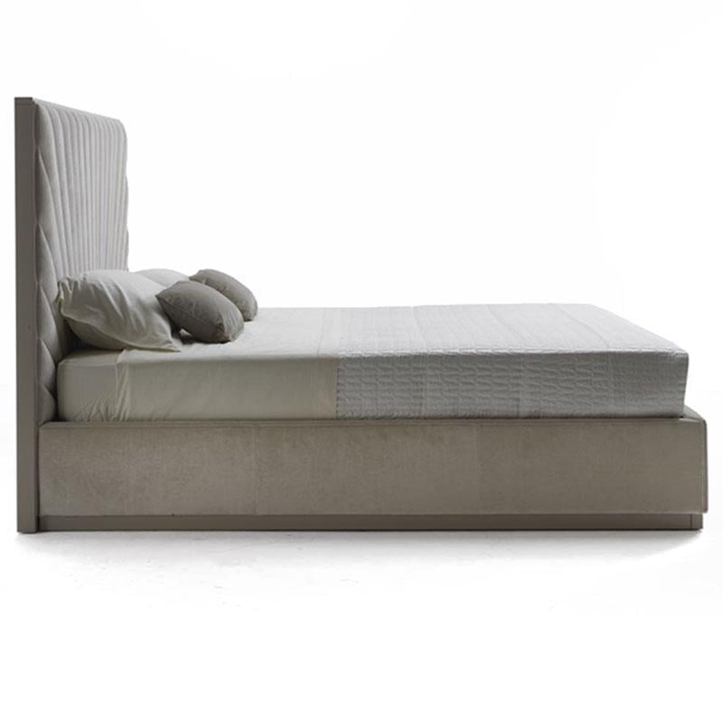 Fabric bed with upholstered headboard | Elliot by Galimberti Nino