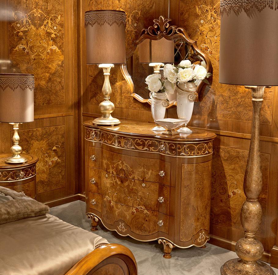 Solid wood bedroom set in a classic style | Bellagio by Signorini Coco