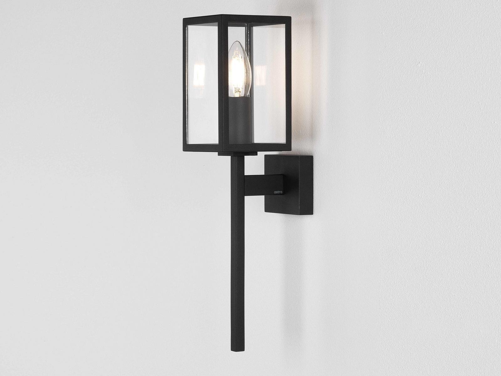 Glass and Stainless Steel outdoor wall lamp | Coach 100 by Astro lighting