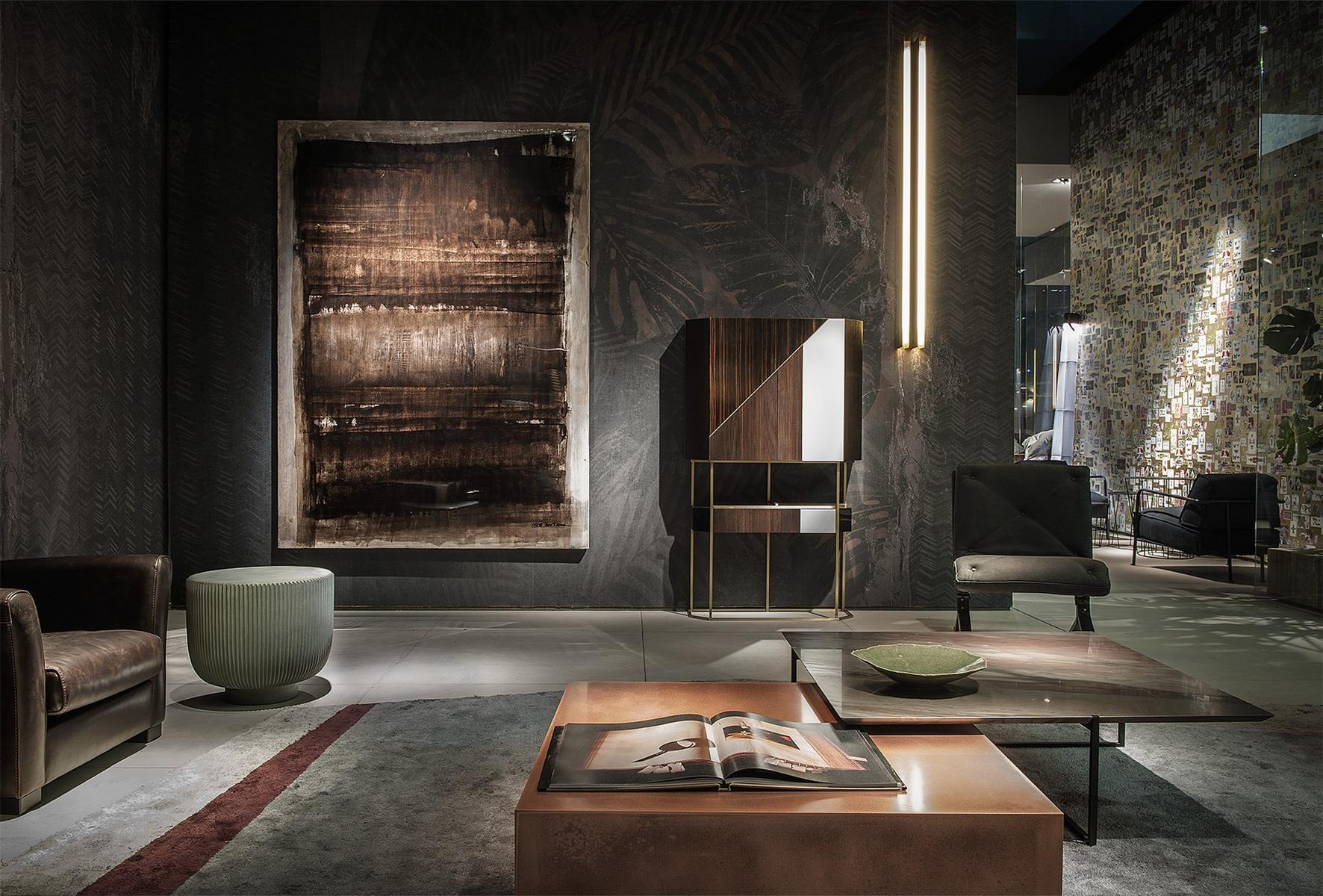 Wooden bar cabinet | Wireframe by Baxter