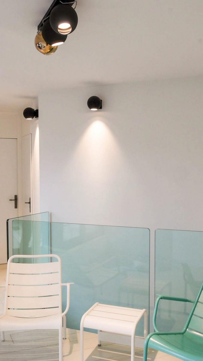 Adjustable metal wall lamp | 12-25 by Dark