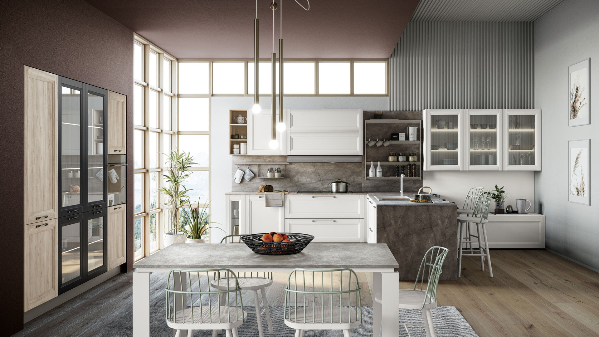 Pet kitchen without handles Creo kitchens Smart