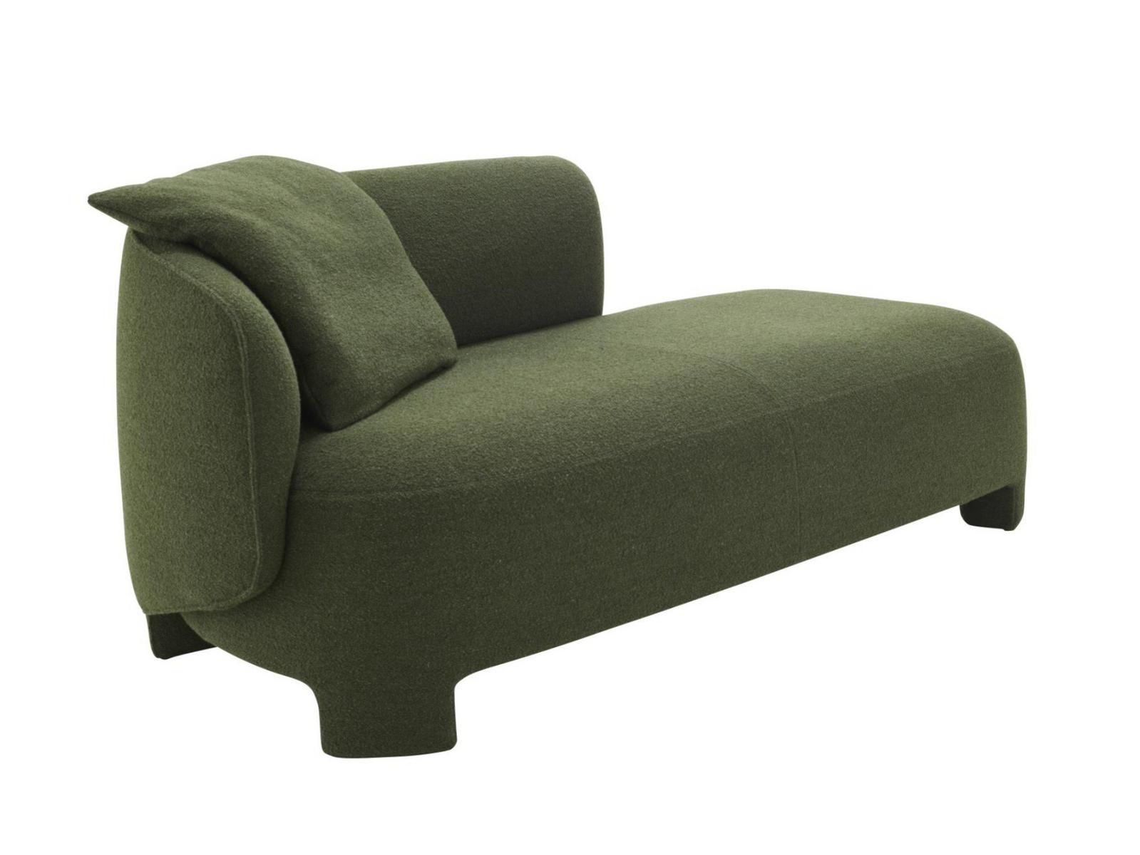 Upholstered fabric day bed with removable cover | Taru by Ligne Roset