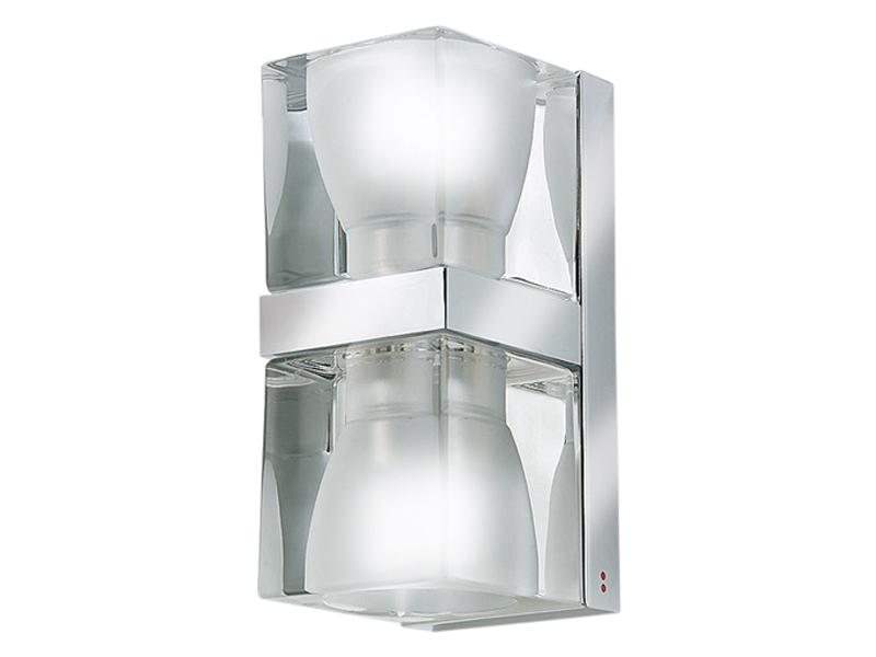 Glass wall light | Cubetto by Fabbian