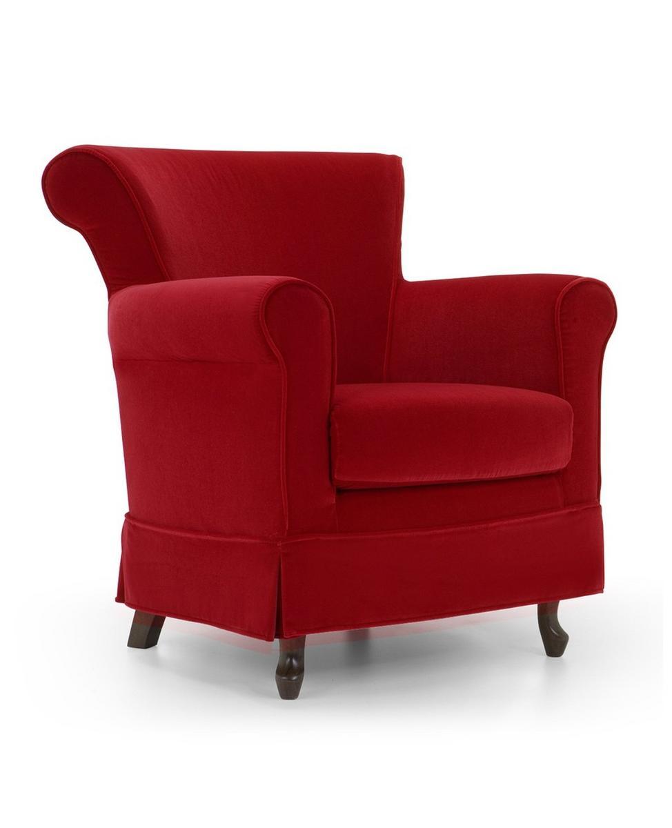Upholstered fabric armchair with armrests | 70 by Domingo salotti