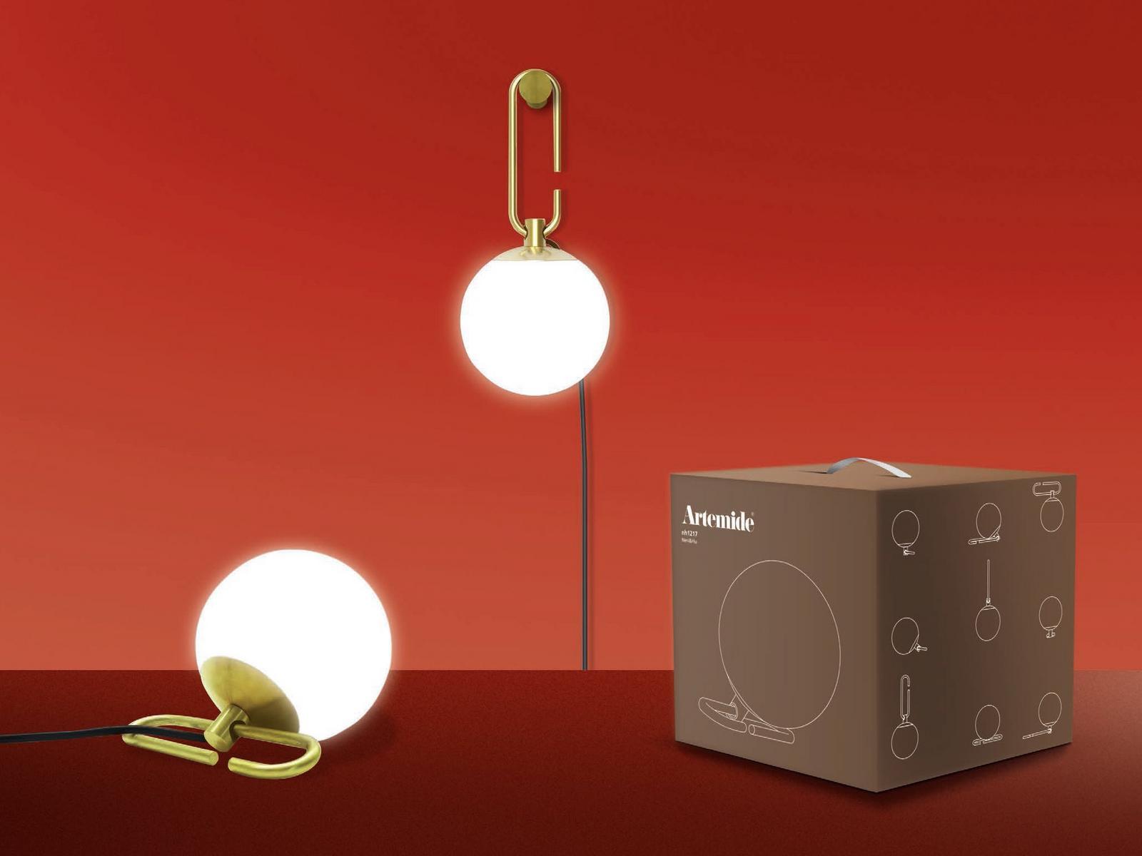 LED direct light wall lamp | Nh by Artemide
