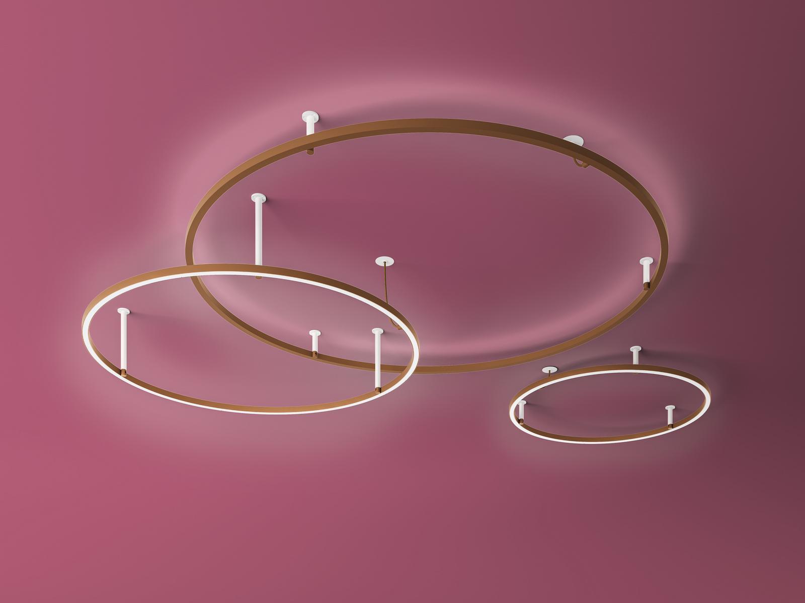 LED aluminium ceiling lamp | U-light by Axolight