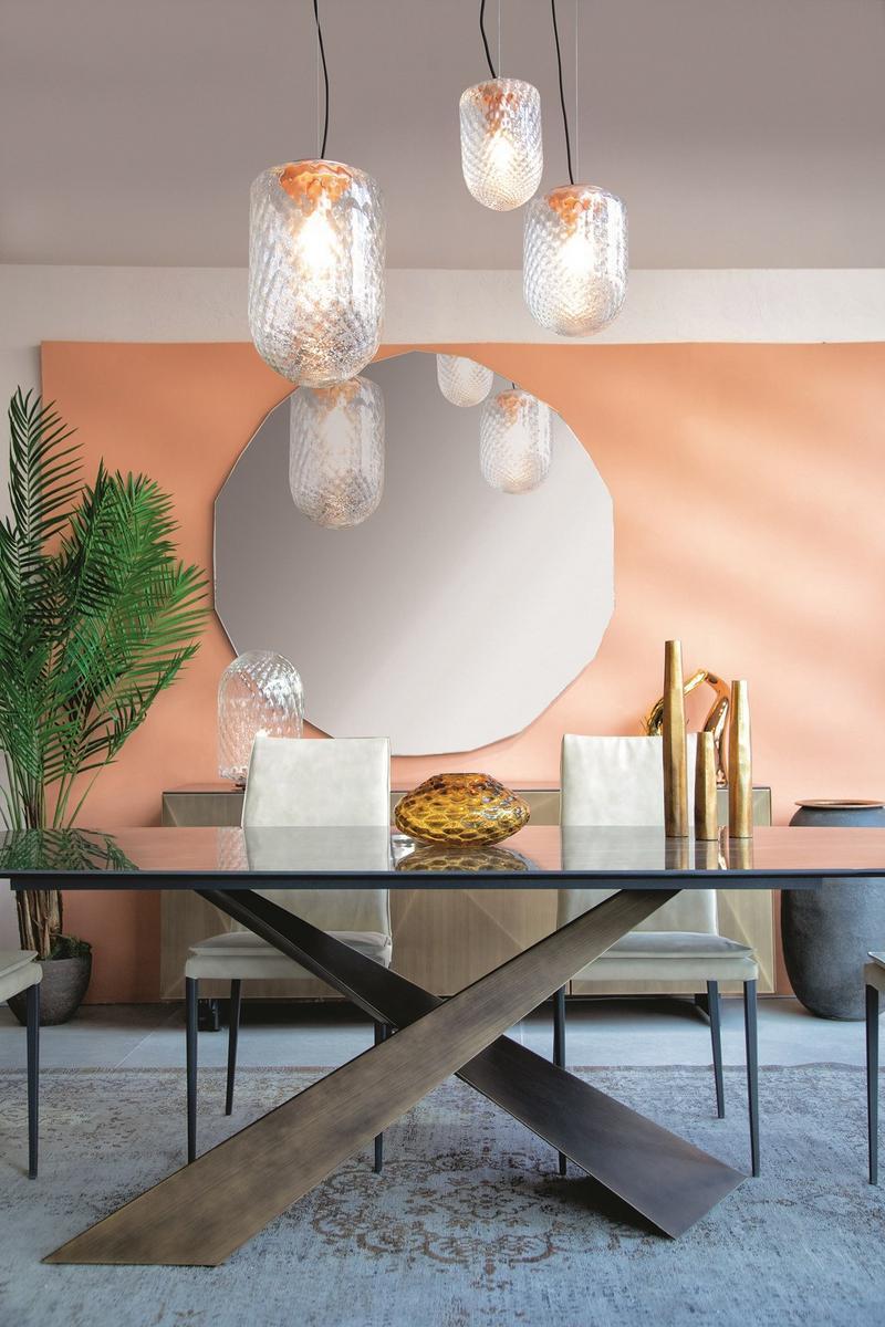 Murano glass pendant lamp | Tiffany by Riflessi