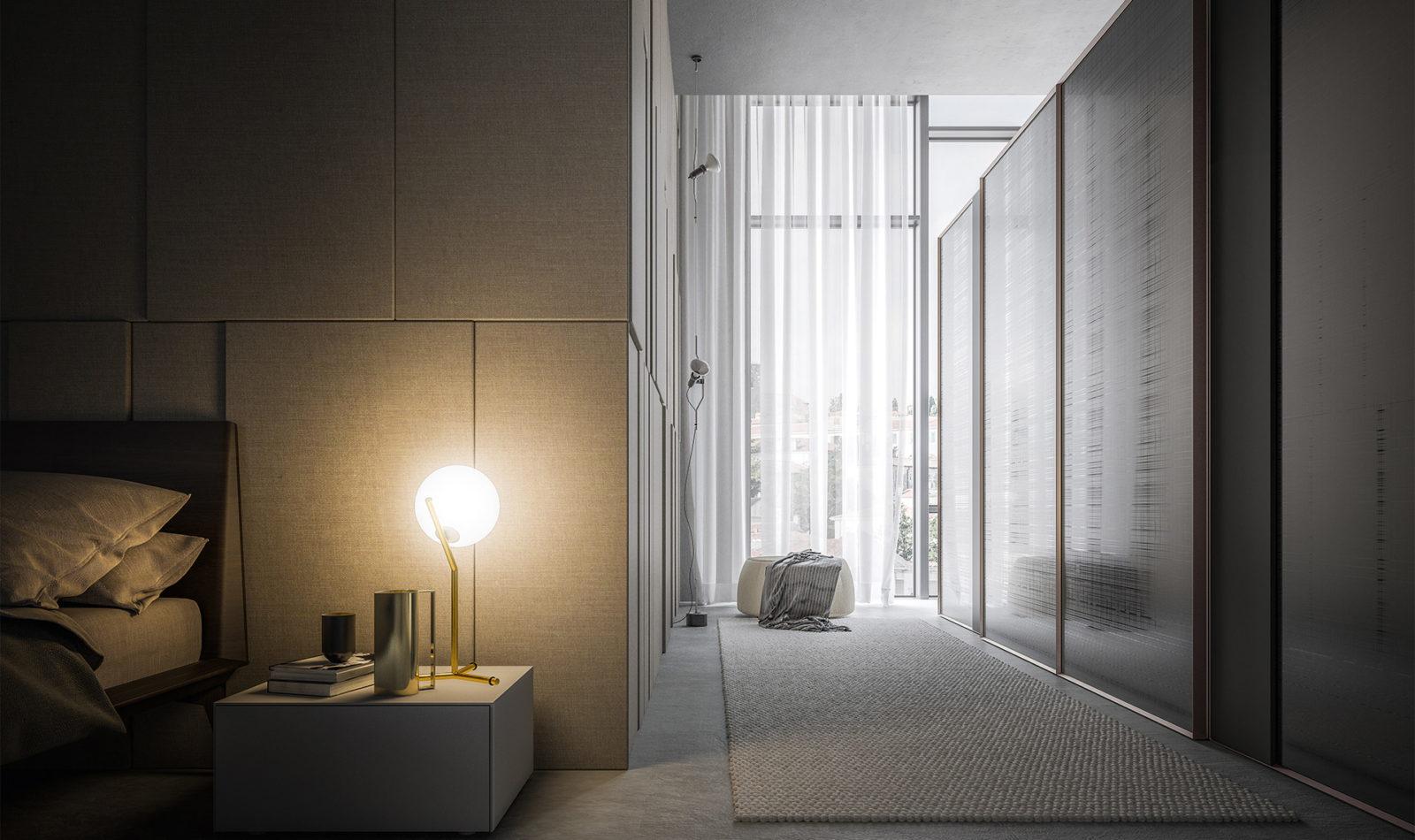 Modular lacquered wardrobe with drawers | Frame by ALF Dafre