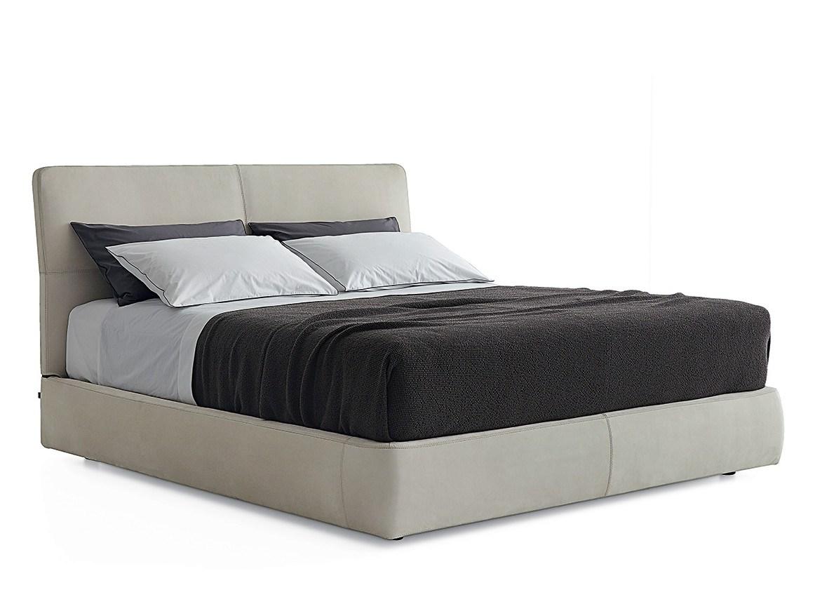 Upholstered double bed | Laze by Poliform