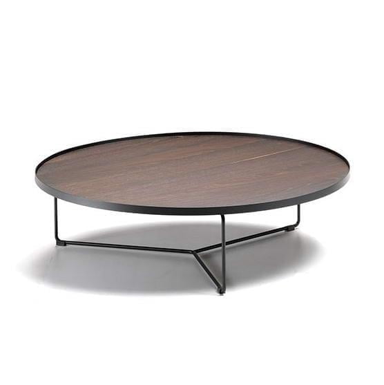 Round veneer coffee table | Billy Wood by Cattelan Italia