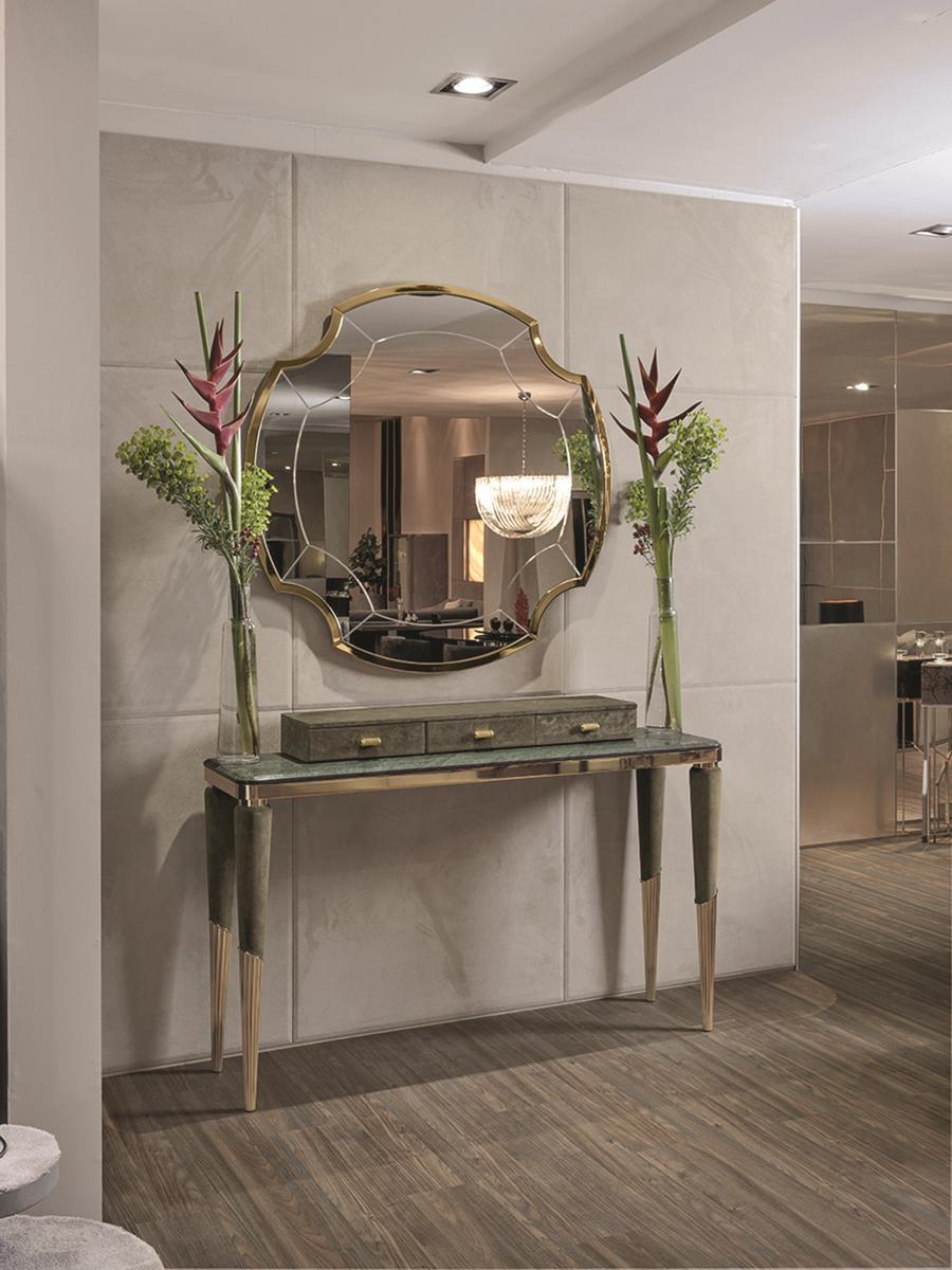 Oval glass mirror | Graydon by Longhi