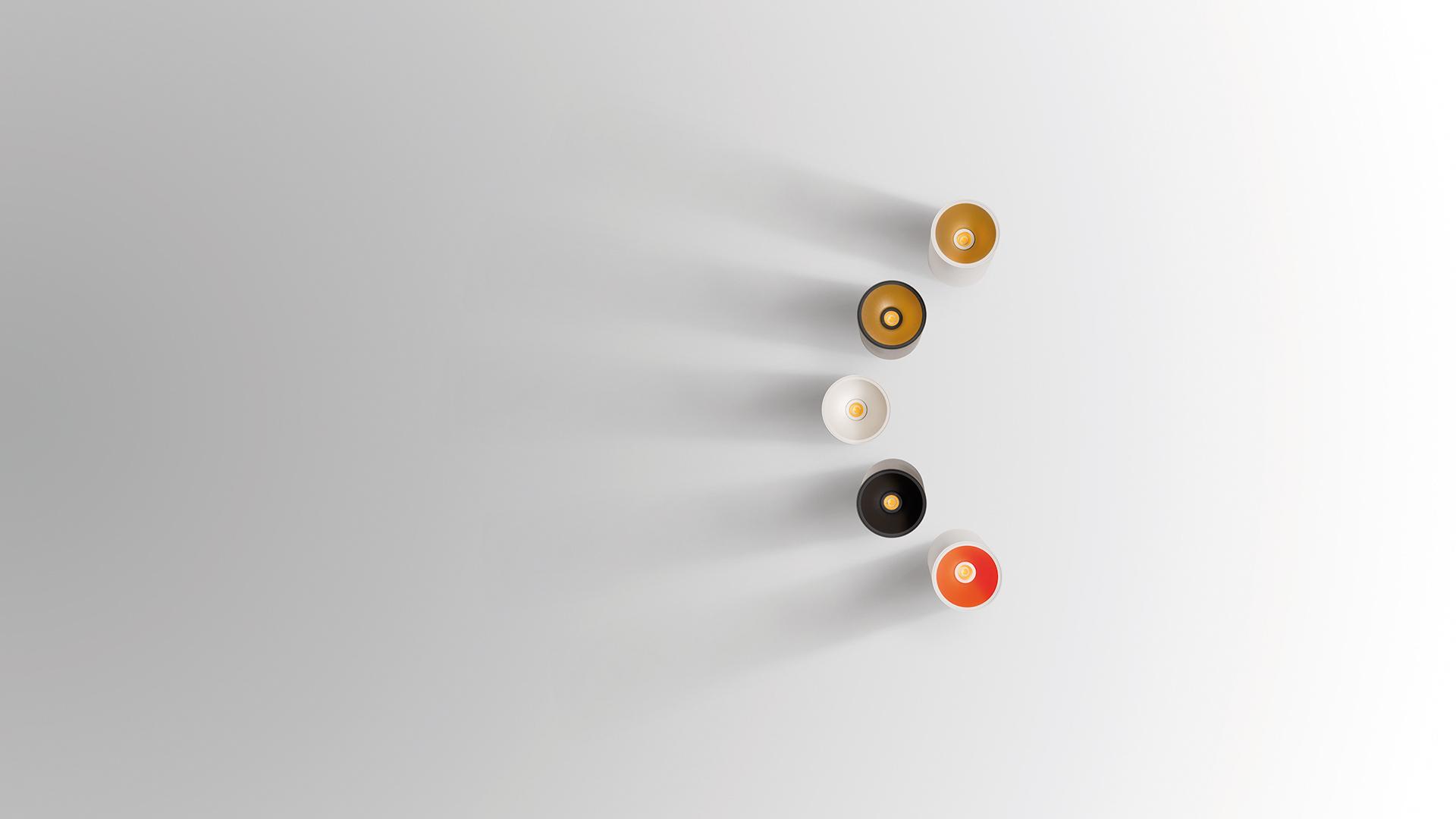 LED aluminium ceiling lamp | Scope 21 Surface by Arkoslight