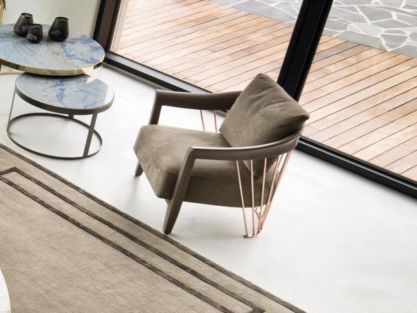 Fabric armchair | Dorothy by Longhi
