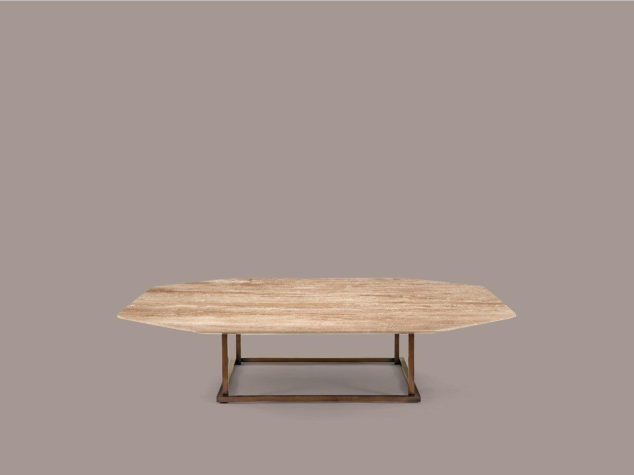 Octagonal marble coffee table | Alex by Borzalino
