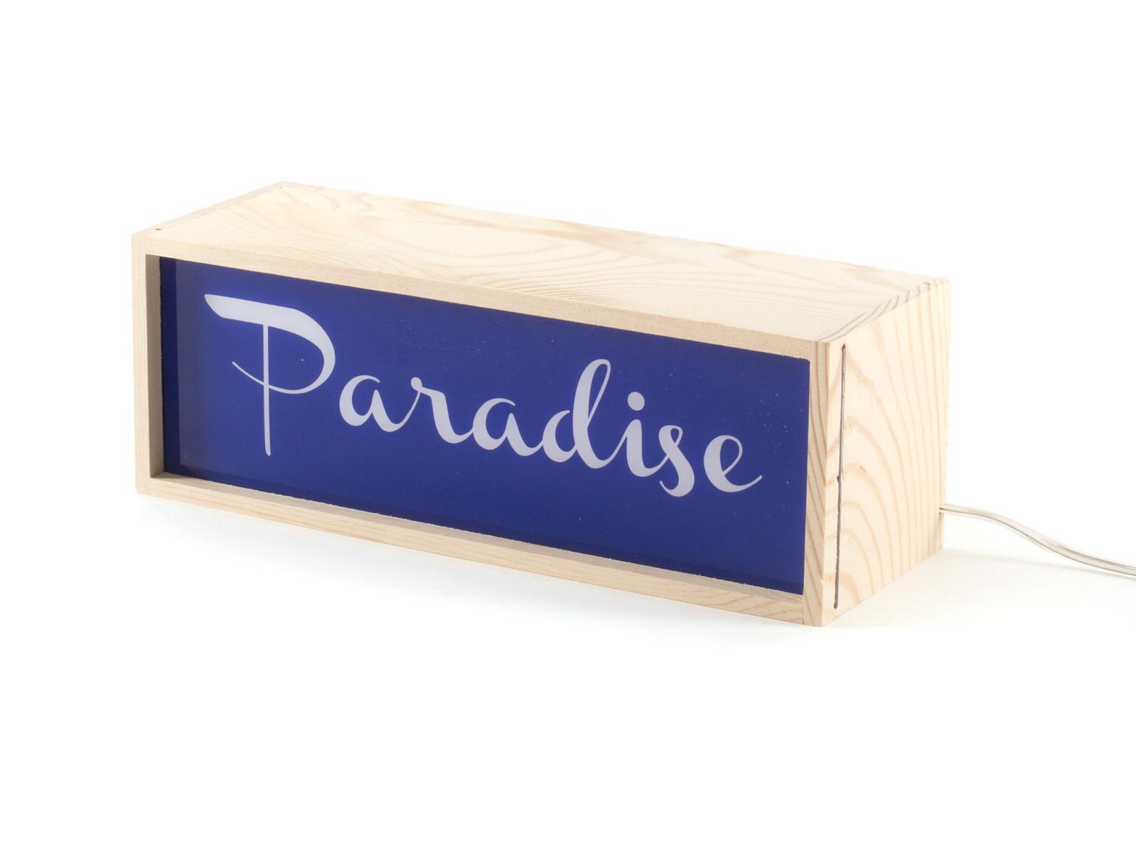 LED wooden table lamp | Paradise by Seletti