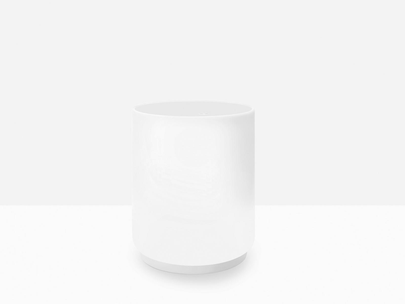 Polyethylene garden side table with light | Wow 486 by Pedrali