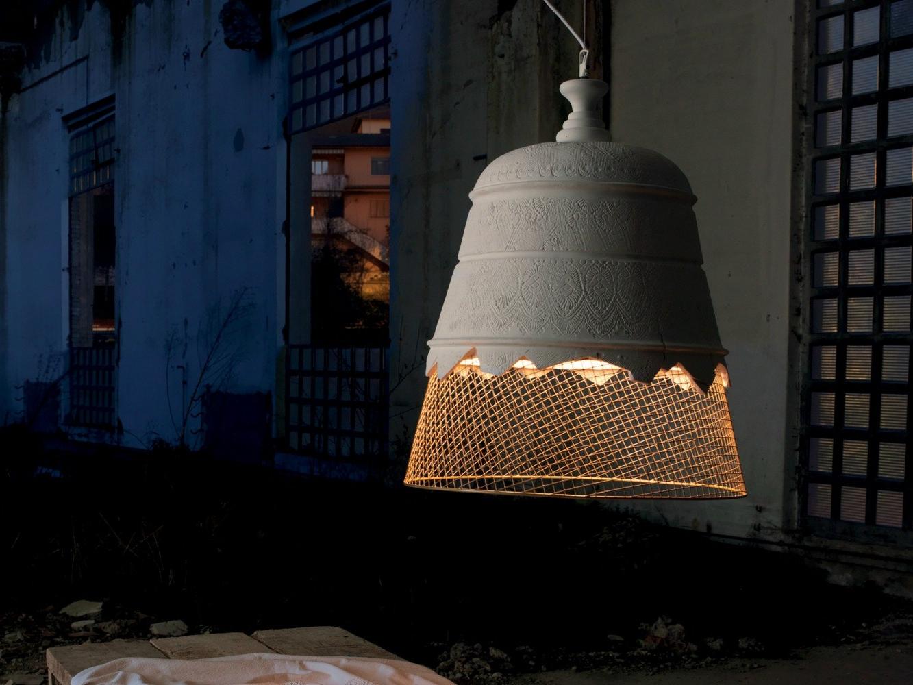 Plaster pendant lamp | Domenica by Karman