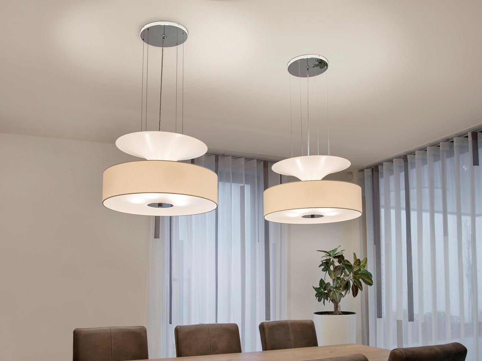 Direct-indirect light pendant lamp | Airwave H5+2 by Ilfari